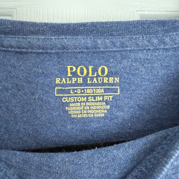 Polo by Ralph Lauren Blue Short Sleeve Tee - Picture 3 of 4
